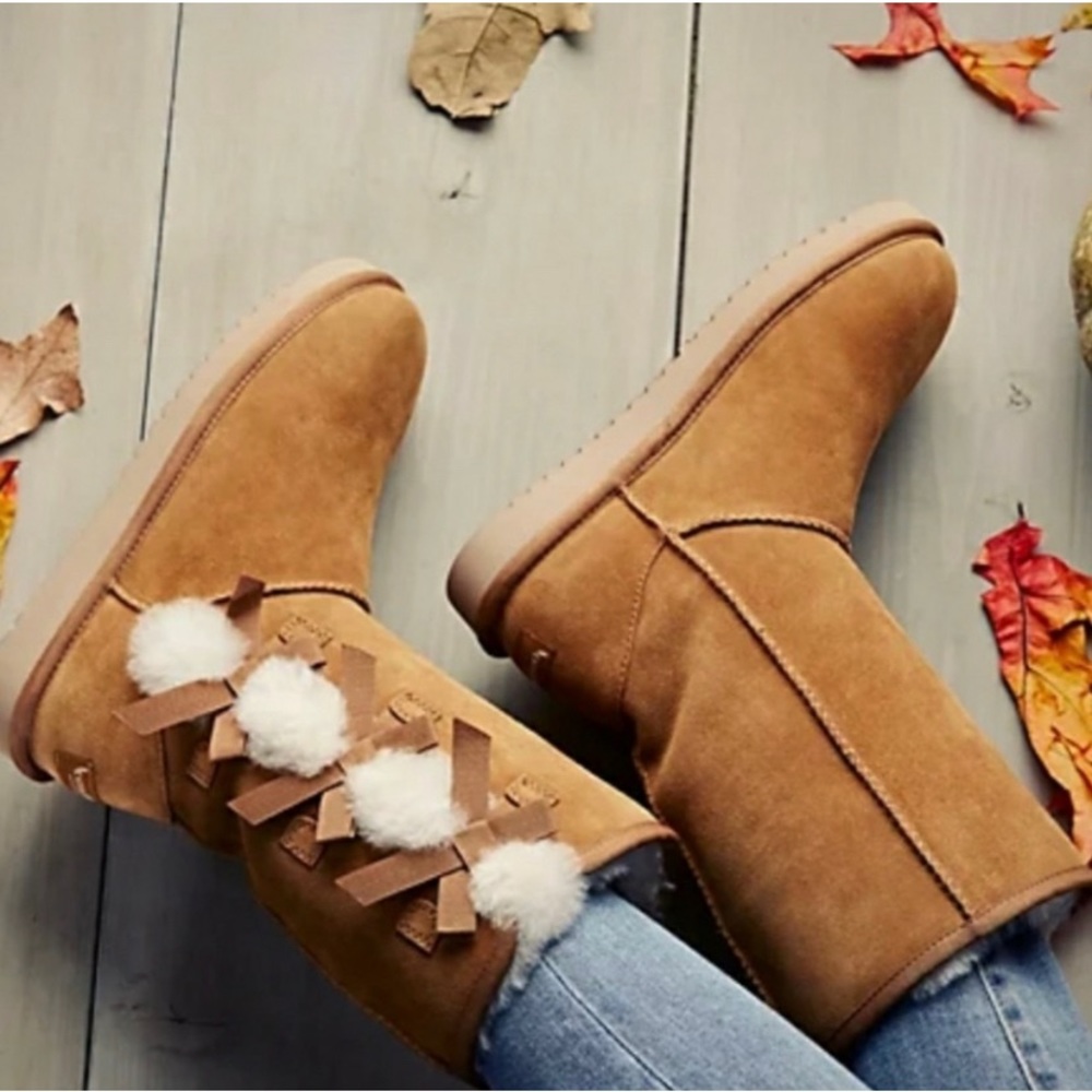 Koolaburra by UGG Victoria Women's Winter Boots Color chesnut size 9 - Picture 8 of 11